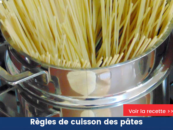 Règles de cuisson des pâtes